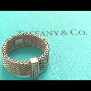 Tiffany’s Somerset Ring with Diamonds size 5